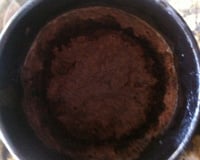 Bolo de chocolate de caneca sem ovo