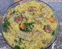 Quirera com costelinha