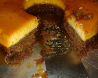 Bolo pudim de laranja