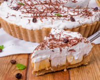 Receita de banoffee: torta de banana com doce de leite