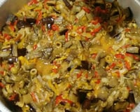 Salada de berinjela no forno