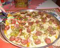 Massa básica para pizza caseira