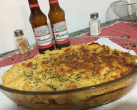 Macarrão com requeijão