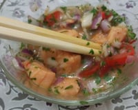 Ceviche de salmão