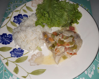 Tilápia com leite de coco