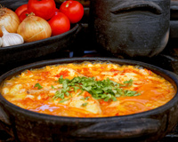 Pintado ao leite de coco