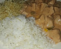 Strogonoff de frango fácil