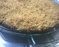 Torta de banana com creme de pão