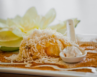 Bolo queijadinha de micro-ondas