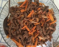 Picadinho de bife de alcatra ou contra filé