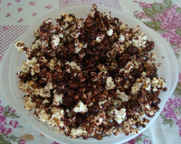 Pipoca de chocolate que dá certo