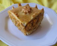 Torta com massa de requeijão