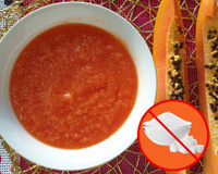 Doce de mamão sem açúcar para aproveitar os benefícios da fruta em uma sobremesa saudável