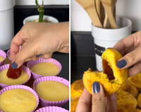 Quem disse que não dá para comer um bolinho de milho durante a dieta? Essa receita sem açúcar tem poucas calorias e vai matar sua vontade!