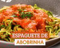 Espaguete de abobrinha fácil