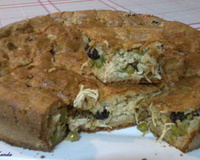 Torta de frango com farinha integral