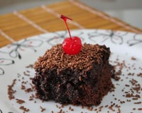 Bolo nega maluca de liquidificador