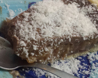 Quiche de doce de banana e chocolate