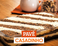 Pavê casadinho simples