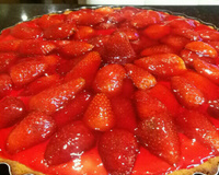 Torta gelada de morango