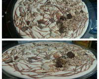 Torta de sorvete com Bis e brigadeiro