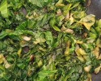 Alface refogada fácil