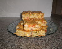 Torta de legumes com catupiry e atum