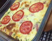 Omelete de forno com batata inglesa