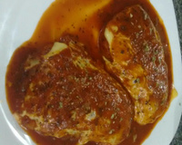 Empanado de frango à Parmegiana