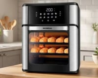Air fryer MONDIAL com função forno é ideal para preparar grandes porções