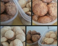 Biscoitos de chocolate e aveia