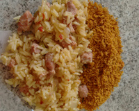 Arroz com linguiça