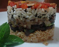 Filé entre camadas de sabores