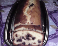 Bolo de laranja com gotas de chocolate