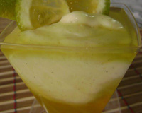 Verrine de baunilha e laranja