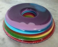 Gelatina Colorida em camadas