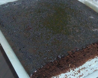 Bolo de chocolate com aveia