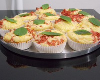 Cupcake salgado de calabresa