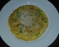 Receita rápida de omelete com batatas