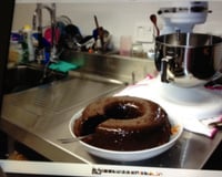 Bolo de chocolate com doce de leite