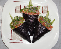 Temaki prático e fácil (cone)