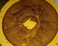 Bolo integral de maçã e banana