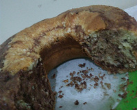 Bolo mesclado de liquidificador