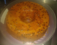 Bolo simples de maracujá