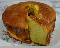 Bolo de bergamota (tangerina)