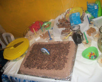 Bolo de chocolate trufado