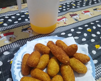 Bolinho de arroz e queijo de liquidificador