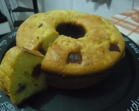 Bolo de fubá com goiabada