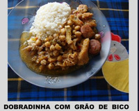 Dobradinha com grão de bico do Lúcio Cezar
