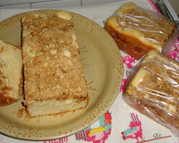 Cuca de maçã de amendoim